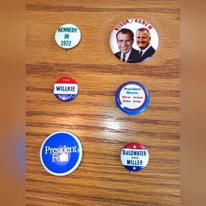 USA Presidential Pins Genuine